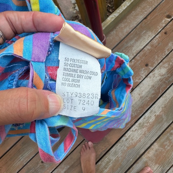 Cutest vintage stripey halter dress - Picture 8 of 8